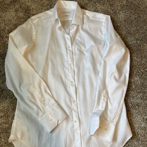 Italian Fabric Easy Iron Massimo Dutti Size 15,5